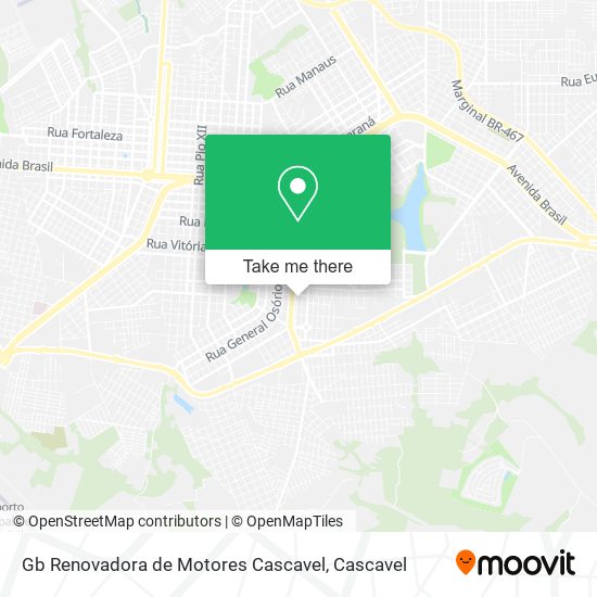 Gb Renovadora de Motores Cascavel map