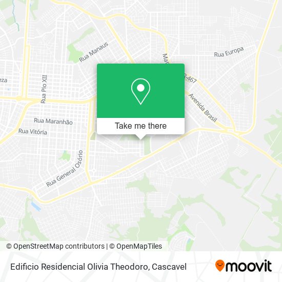 Edificio Residencial Olivia Theodoro map