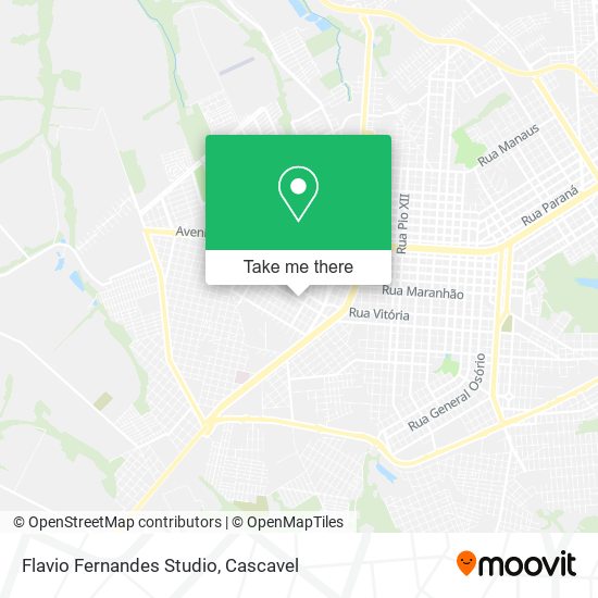 Flavio Fernandes Studio map