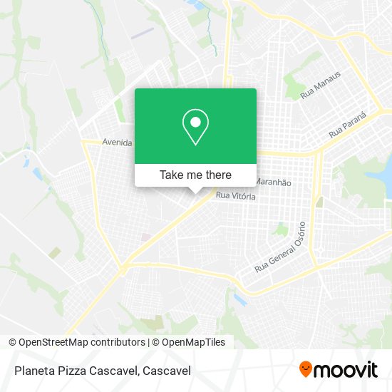 Planeta Pizza Cascavel map