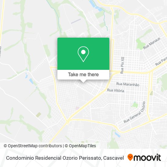 Condominio Residencial Ozorio Perissato map