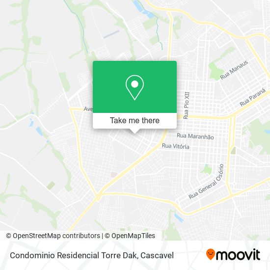 Condominio Residencial Torre Dak map