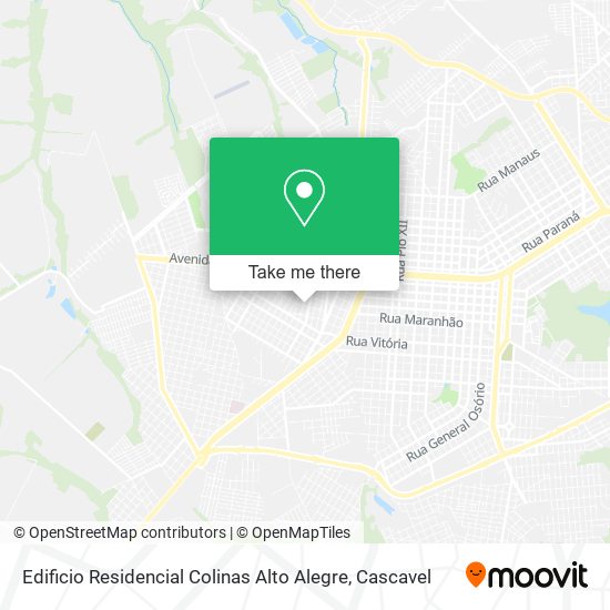 Edificio Residencial Colinas Alto Alegre map