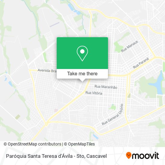 Paróquia Santa Teresa d'Ávila - Sto map