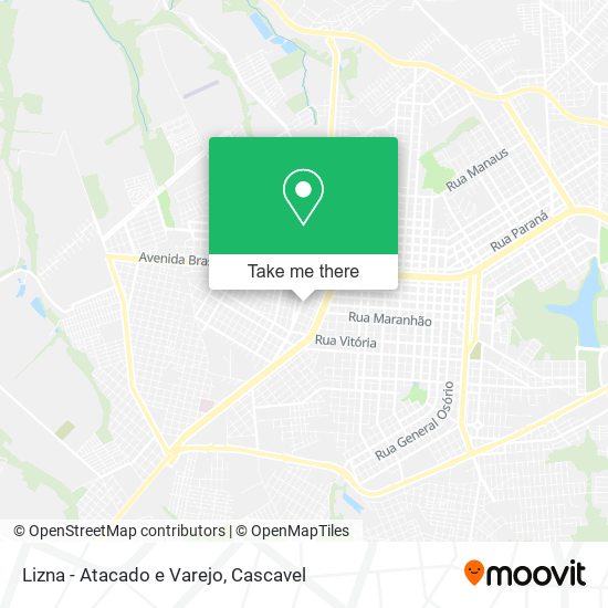 Lizna - Atacado e Varejo map