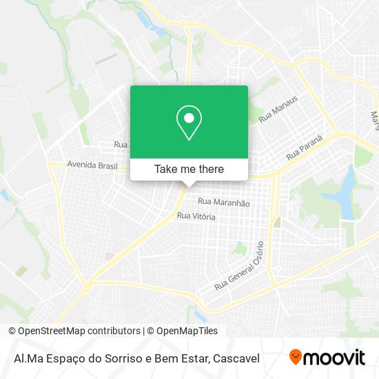 Al.Ma Espaço do Sorriso e Bem Estar map