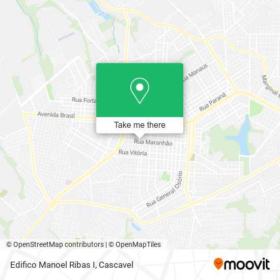 Edifico Manoel Ribas I map