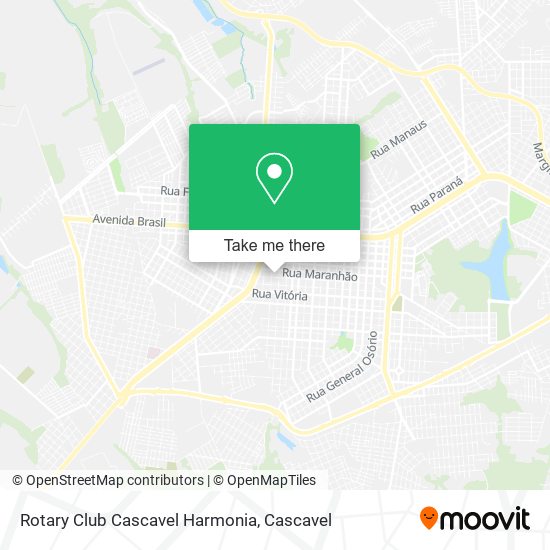 Rotary Club Cascavel Harmonia map