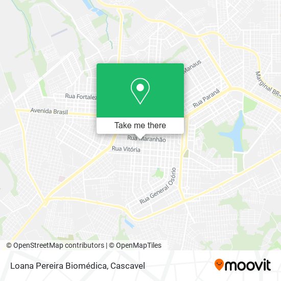 Loana Pereira Biomédica map