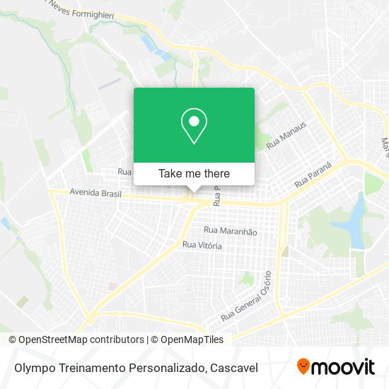 Olympo Treinamento Personalizado map