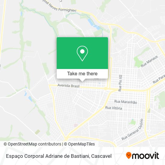 Espaço Corporal Adriane de Bastiani map