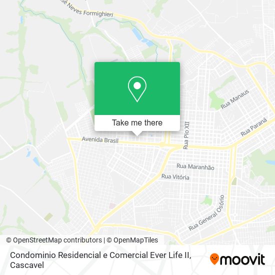 Mapa Condominio Residencial e Comercial Ever Life II