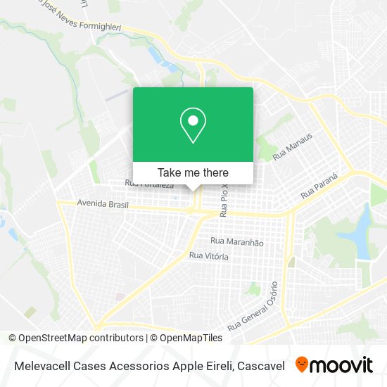 Mapa Melevacell Cases Acessorios Apple Eireli