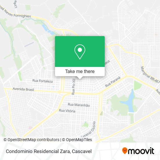 Condominio Residencial Zara map