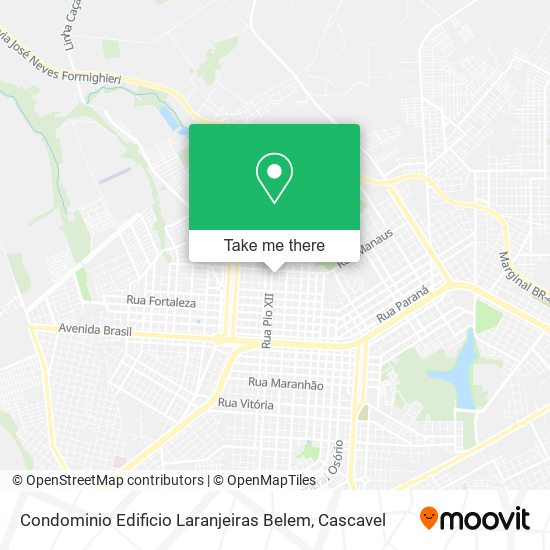 Condominio Edificio Laranjeiras Belem map