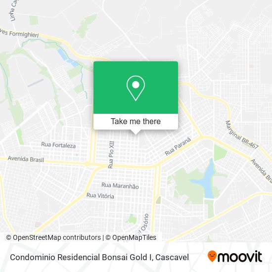 Mapa Condominio Residencial Bonsai Gold I