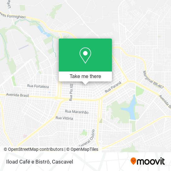 Iload Café e Bistrô map