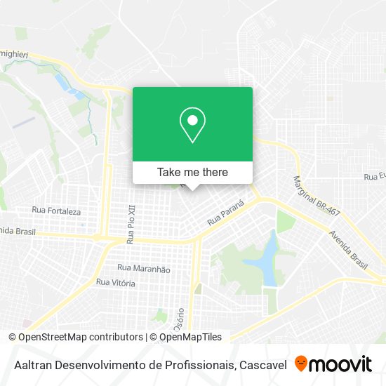 Aaltran Desenvolvimento de Profissionais map
