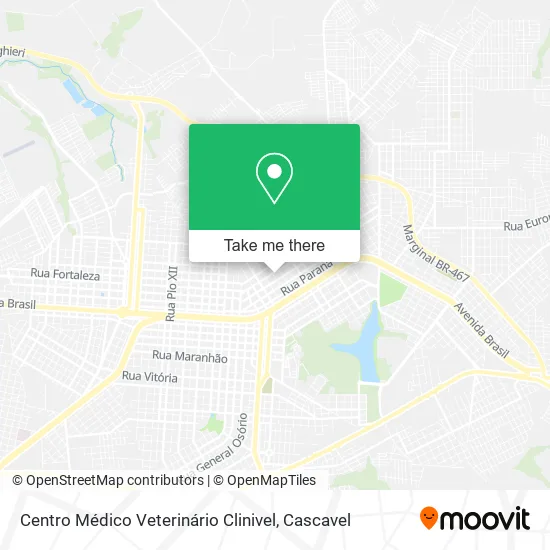 Centro Médico Veterinário Clinivel map