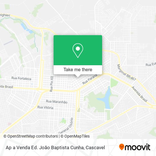Ap a Venda Ed. João Baptista Cunha map