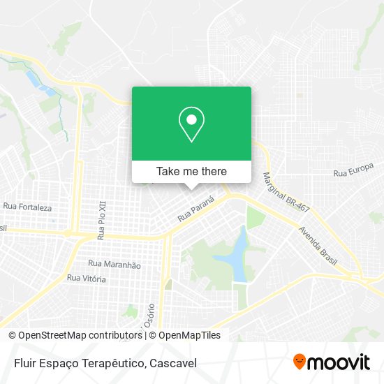 Fluir Espaço Terapêutico map