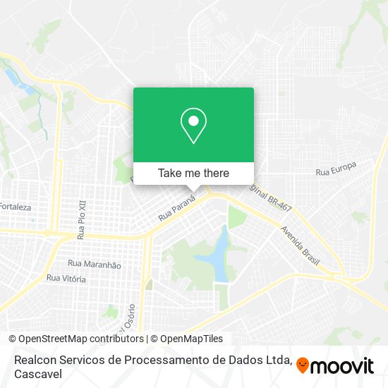 Realcon Servicos de Processamento de Dados Ltda map