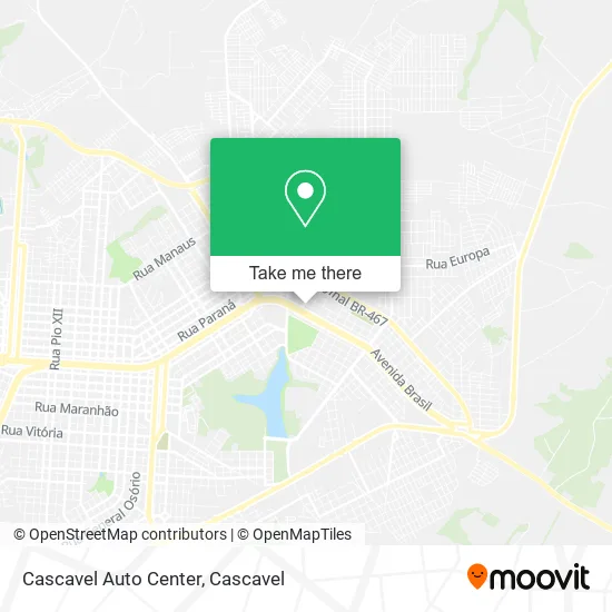 Cascavel Auto Center map