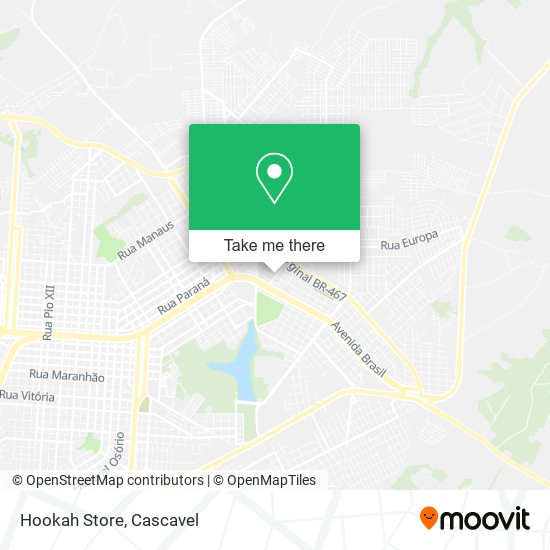 Hookah Store map