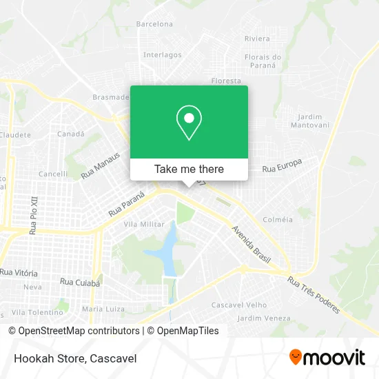 Hookah Store map