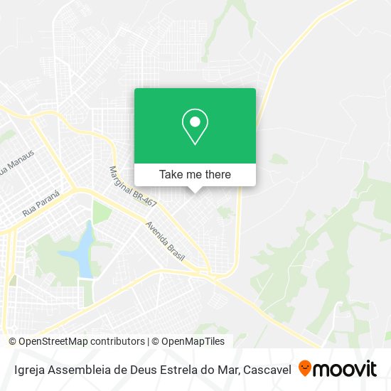 Igreja Assembleia de Deus Estrela do Mar map