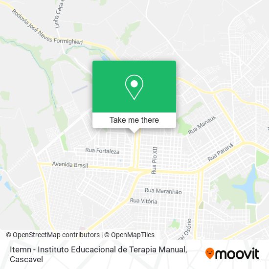 Mapa Itemn - Instituto Educacional de Terapia Manual