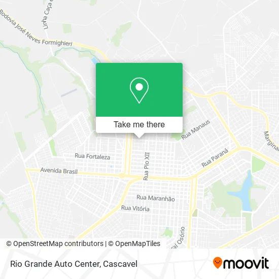 Rio Grande Auto Center map