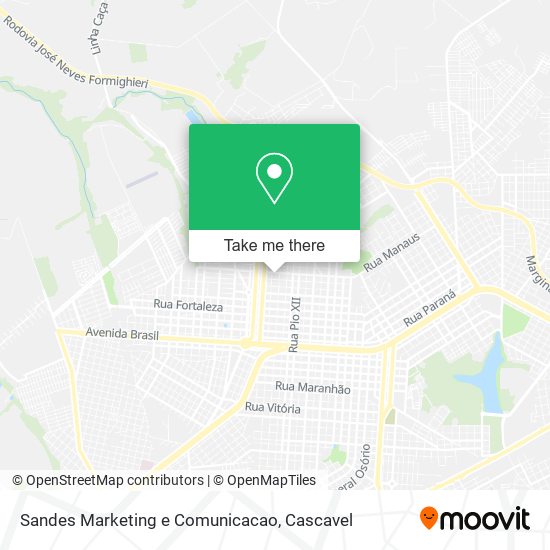 Sandes Marketing e Comunicacao map