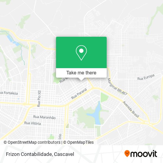 Frizon Contabilidade map