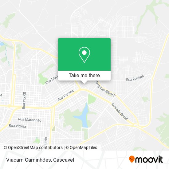 Viacam Caminhões map