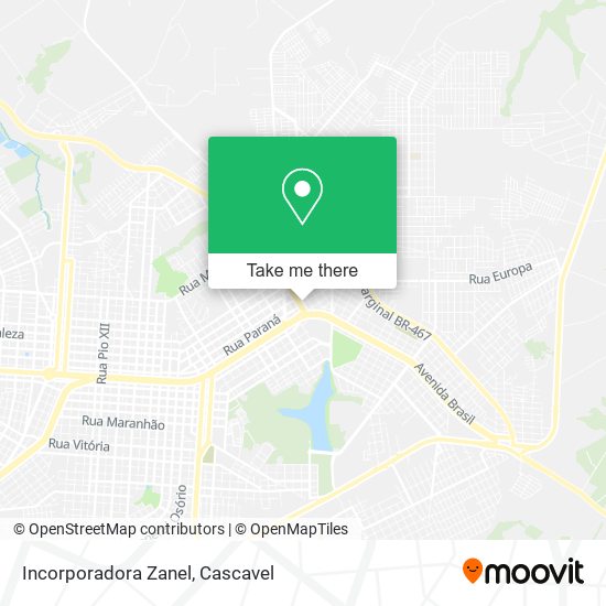 Incorporadora Zanel map