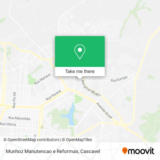 Munhoz Manutencao e Reformas map