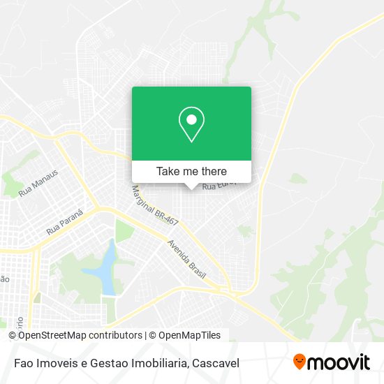 Fao Imoveis e Gestao Imobiliaria map