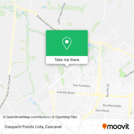 Gasparin Foods Ltda map