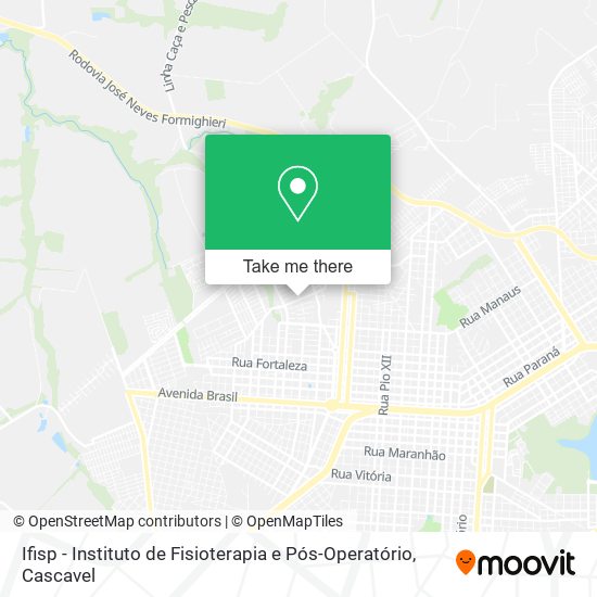 Ifisp - Instituto de Fisioterapia e Pós-Operatório map