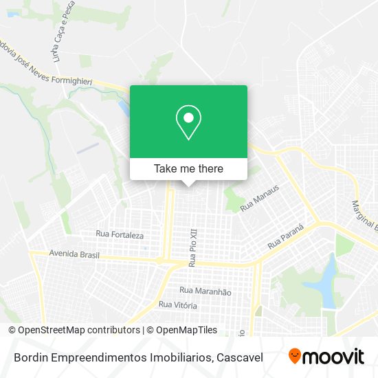 Bordin Empreendimentos Imobiliarios map