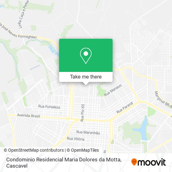 Condominio Residencial Maria Dolores da Motta map