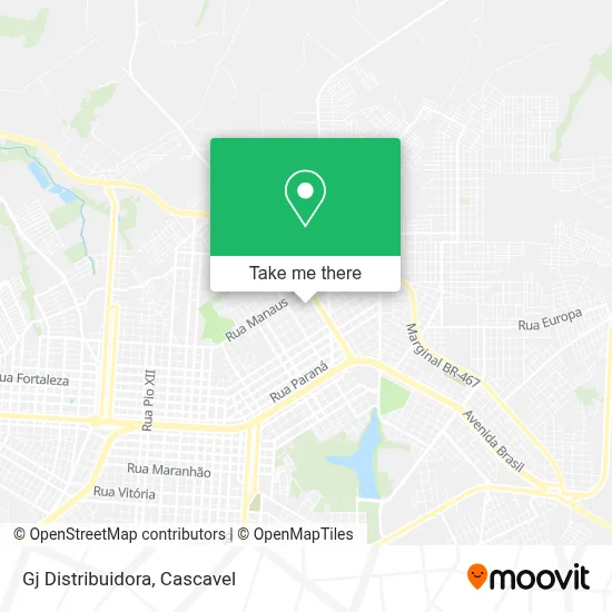 Gj Distribuidora map