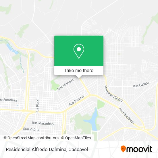 Residencial Alfredo Dalmina map