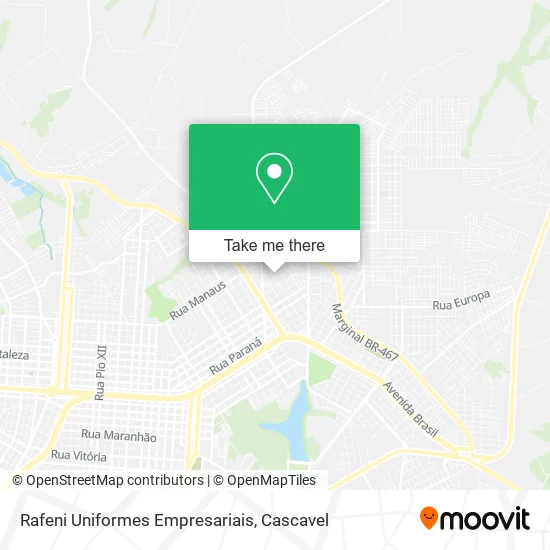 Rafeni Uniformes Empresariais map