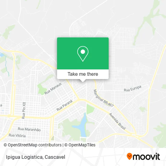 Ipigua Logistica map