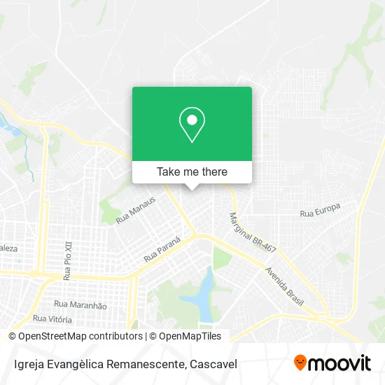 Igreja Evangèlica Remanescente map