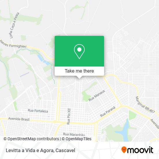 Levitta a Vida e Agora map