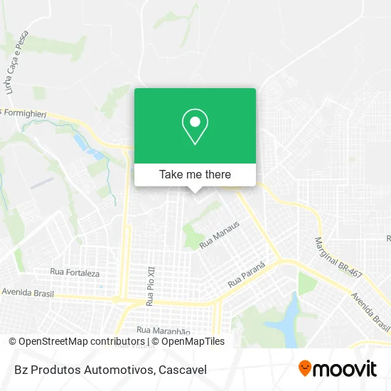 Bz Produtos Automotivos map