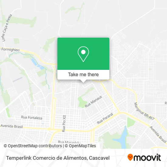 Temperlink Comercio de Alimentos map